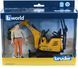 Іграшковий мікро-екскаватор "JCB 8010 CTS" та фігурка 62002 фото 3