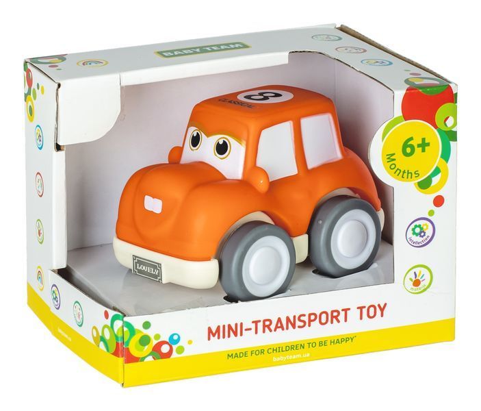 Игрушка "Мини-транспорт", оранжевая машинка, арт. 8604 8604-1 фото