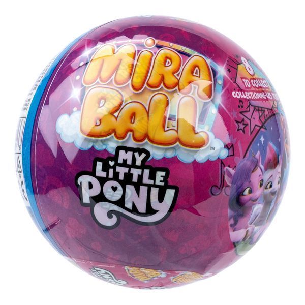 М'яка іграшка-сюрприз у кулі, з аксесуарами, MIRABALL MY LITTLE PONY, в асорт.28 шт. (M14161) M14115-M14161 фото