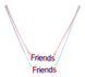 Набір Lukky Fashion з двох ланцюжків Friends T24651 фото 2