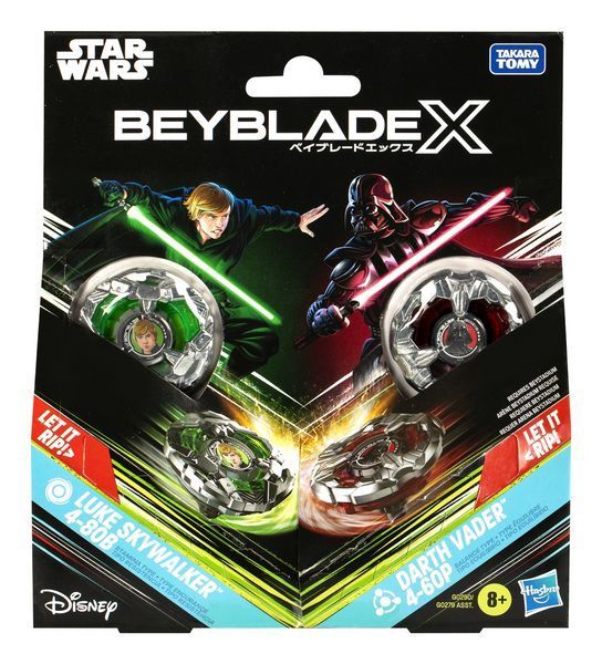 Набір із двох дзиґ Star Wars Beyblade X: Люк Скайвокер та Дарт Вейдер G0279-G0290 фото