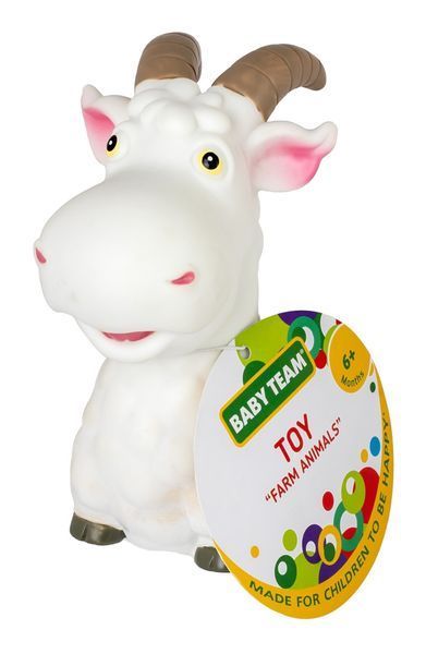 Іграшка-тваринка "Тварини ферми. Козлик білий", арт. 8753 8753-2 фото