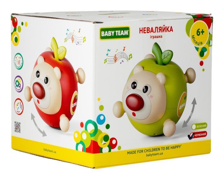 Игрушка "Неваляйка", красная, арт. 8608 8608-1 фото