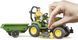Игрушечный садовый трактор &laquo;John Deere&raquo; с прицепом и фигуркой садовника 62104 фото 2