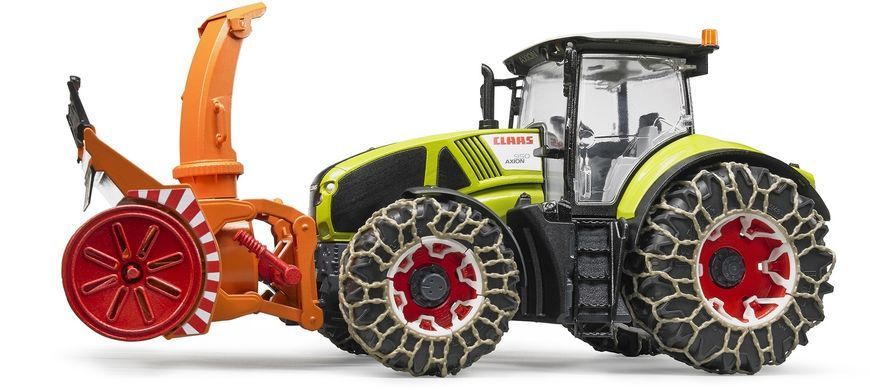 Іграшковий трактор "Claas Axion 950" для прибирання снігу 03017 фото