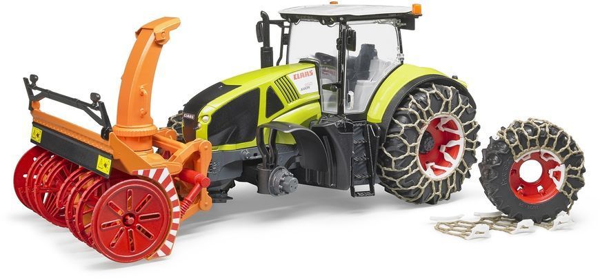 Іграшковий трактор "Claas Axion 950" для прибирання снігу 03017 фото