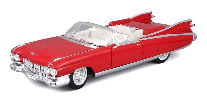 Машинка іграшкова 1959 Cadillac Eldorado Biarritz, масштаб 1:18 червоний 36813 red фото