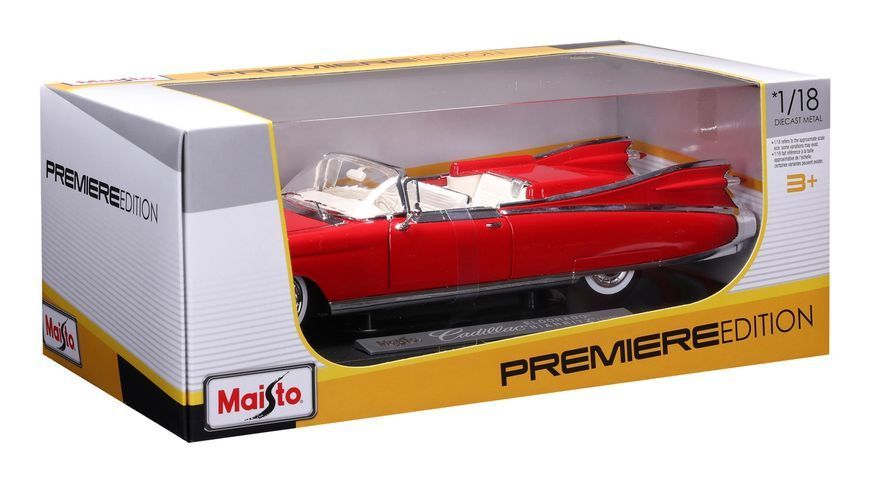 Машинка іграшкова 1959 Cadillac Eldorado Biarritz, масштаб 1:18 червоний 36813 red фото