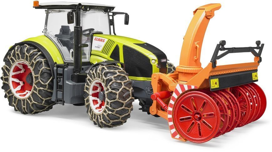 Іграшковий трактор "Claas Axion 950" для прибирання снігу 03017 фото