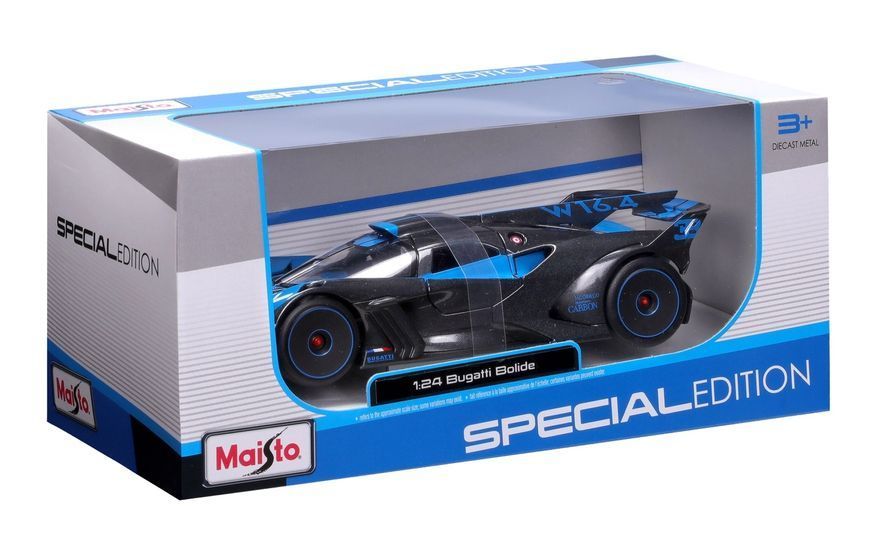 Автомодель в масштабі 1:24 - Bugatti Bolide синій 32911 blue фото