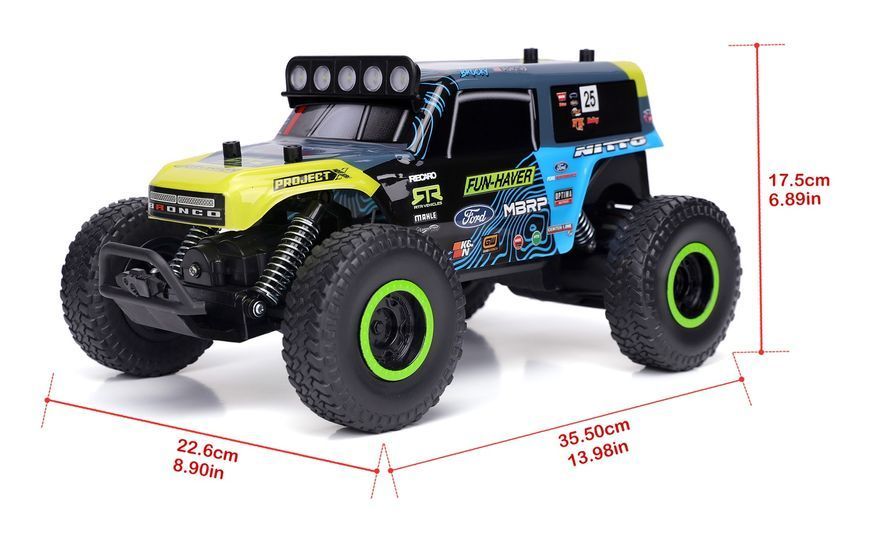 Машинка іграшкова на р/к "Brocky" Off-Road Ford Bronco 81605 фото