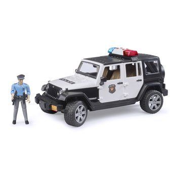Игрушечная полицейская машина "JEEP Wrangler Unlimited Rubicon" и фигурка полицейского 02526 фото