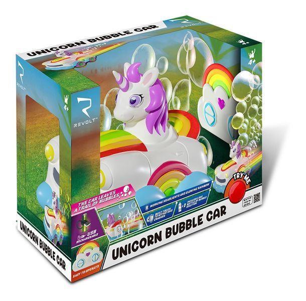 Unicorn Bubble Car &ndash; чарівна машинка з мильними бульбашками TG1029 фото