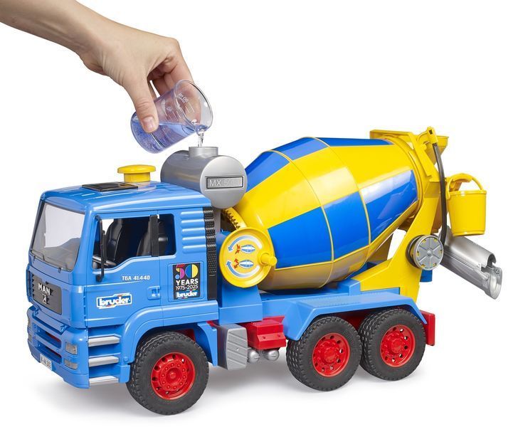 Іграшковий бетонозмішувач "MAN TGA", лімітована серія "50 років Bruder" 01063 фото
