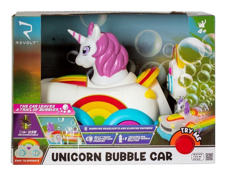 Unicorn Bubble Car &ndash; чарівна машинка з мильними бульбашками TG1029 фото
