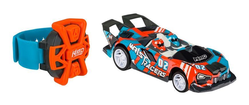 Машинка на р/к &laquo;Wrist Racers - Graphic Red&raquo; с пультом управления на запястье (2хААА бат. - не в компл.) 10291 фото