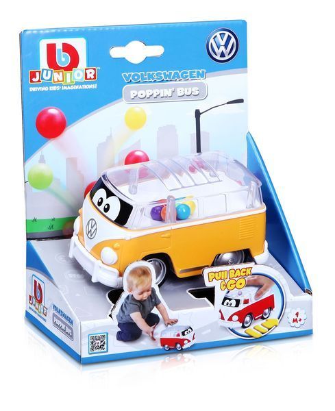 Ігрова автомодель VW Samba Bus, інерційна, жовта 16-85109-16-85109YL фото