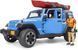 Іграшковий автомобіль "Jeep Wrangler Rubicon Unlimited" з каяком та фігуркою 02529 фото 3