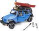 Іграшковий автомобіль "Jeep Wrangler Rubicon Unlimited" з каяком та фігуркою 02529 фото 5