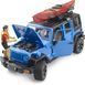 Іграшковий автомобіль "Jeep Wrangler Rubicon Unlimited" з каяком та фігуркою 02529 фото 4