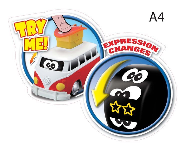 Игрушечная модель автомобиля VW Samba Bus, инерционная, арт. 16-85110, красный 16-85110-16-85110RD фото