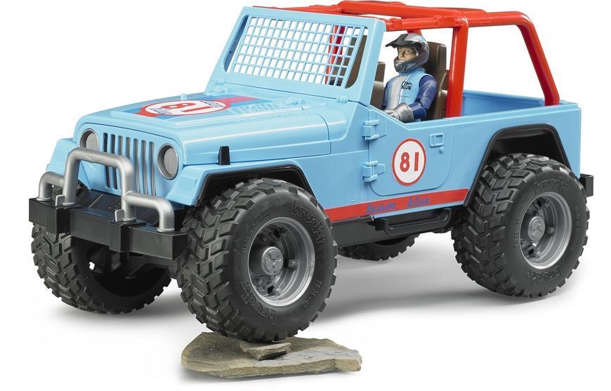 Іграшкове гоночне авто "Jeep Cross country" з фігуркою 02541 фото