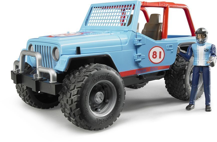 Іграшкове гоночне авто "Jeep Cross country" з фігуркою 02541 фото