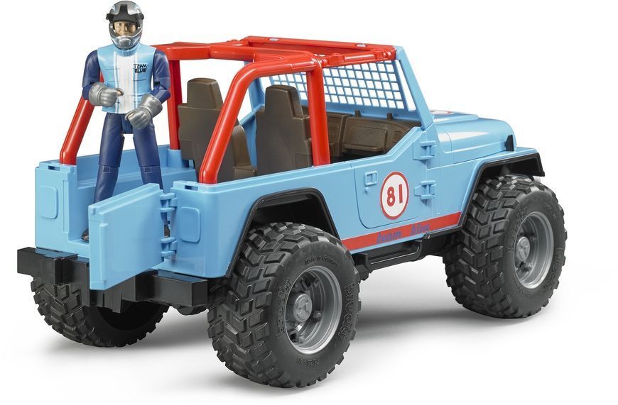 Іграшкове гоночне авто "Jeep Cross country" з фігуркою 02541 фото