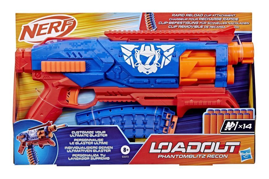 Бластер іграшковий "Nerf Loadout Phantomblitz Recon" G3372 фото