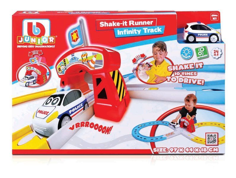 Набір ігровий Infinity Track Shake-it Runner, в компл.1 поліцейська машинка 16-88618-2 фото