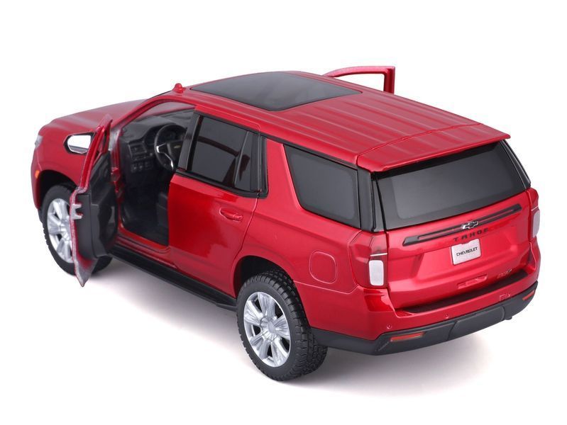 Автомодель в масштабі 1:24 - 2021 Chevy Tahoe червоний 31533 red фото