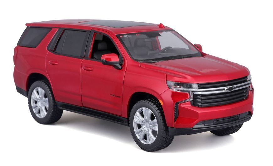 Автомодель в масштабі 1:24 - 2021 Chevy Tahoe червоний 31533 red фото