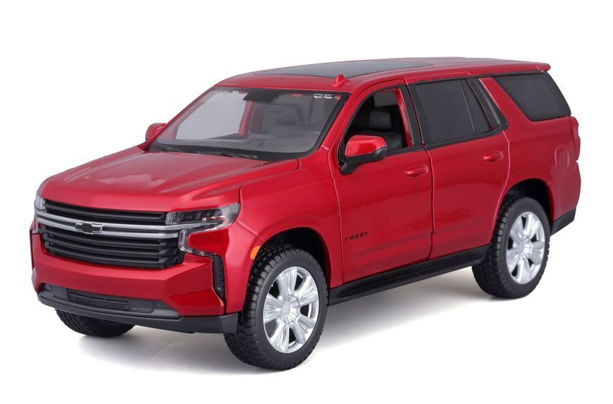 Автомодель в масштабі 1:24 - 2021 Chevy Tahoe червоний 31533 red фото
