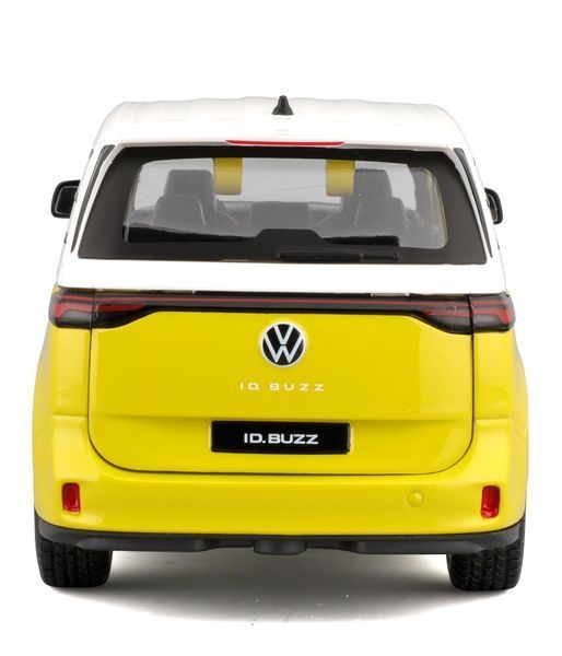 Автомодель в масштабі 1:24 - 2023 Volkswagen ID. Buzz 32914 white-yellow фото