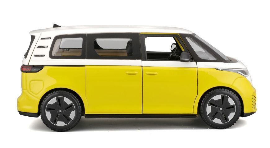Автомодель в масштабі 1:24 - 2023 Volkswagen ID. Buzz 32914 white-yellow фото