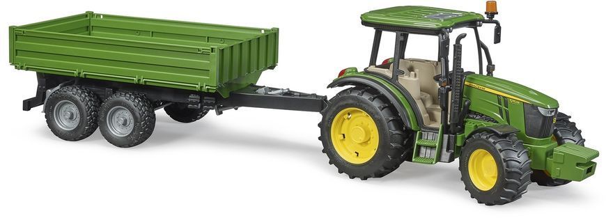 Игрушечный трактор ""John Deere 5115 M" с прицепом 02108 фото