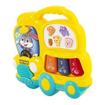 Музыкальная игрушка "Автобус", арт 8633 (желтый) 8633-2 фото
