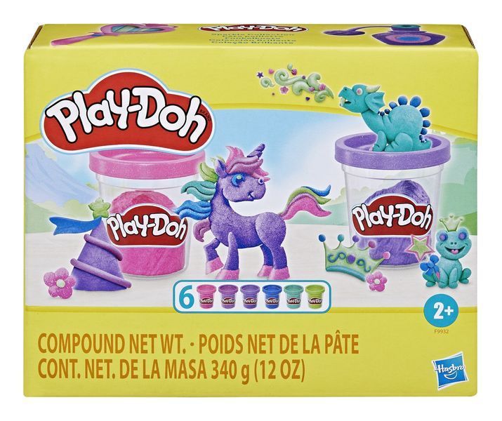 Набор пластилина Play-Doh "Блестящая коллекция" (6 баночек) F9932 фото