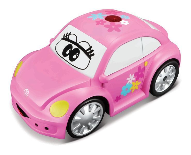 Машинка іграшкова на І/Ч керуванні Volkswagen New Beetle рожева 16-92003 фото