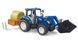 Іграшковий трактор New Holland T5.121 з переднім навантажувачем та аксесуарами 02187 фото 2