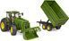 Игрушечный трактор &laquo;John Deere 7R 350&raquo; с передним погрузчиком и прицепом 03155 фото 6