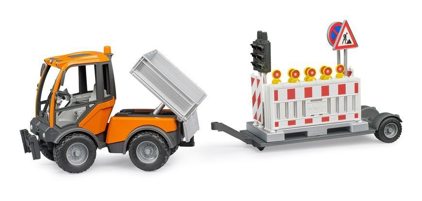 Набір іграшковий. Комунальний автомобіль VarioCar з платформою та причепом дорожньої безпеки 02693 фото