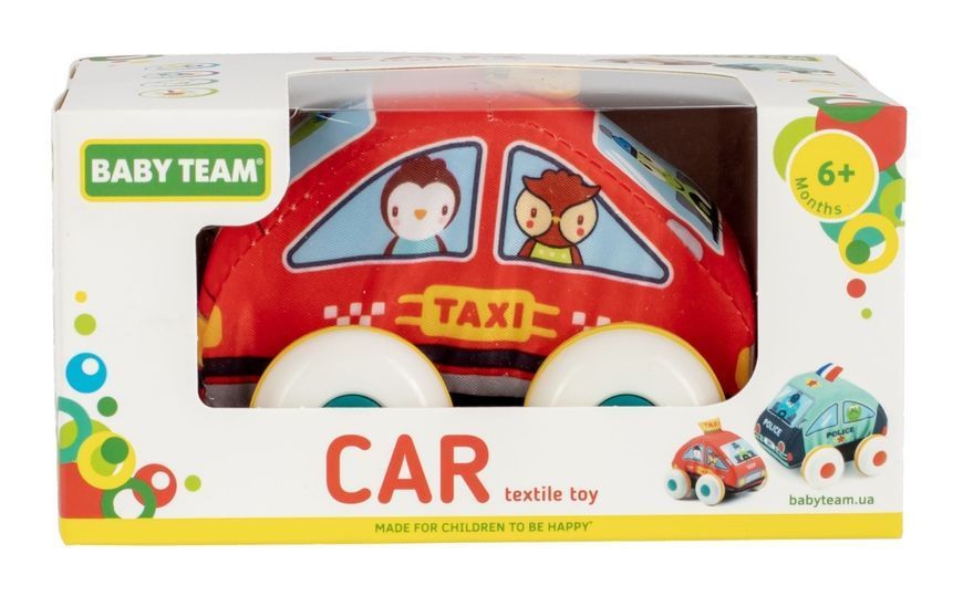 Игрушка "Текстильная машинка. Такси", арт. 8420 8420-3 фото