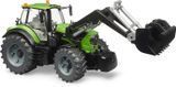Іграшковий трактор "Deutz 8280 TTV" з переднім навантажувачем 03161 фото