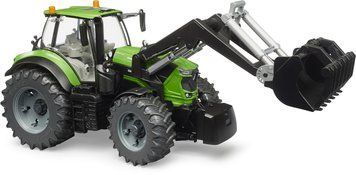Игрушечный трактор "Deutz 8280 TTV" с фронтальным погрузчиком 03161 фото