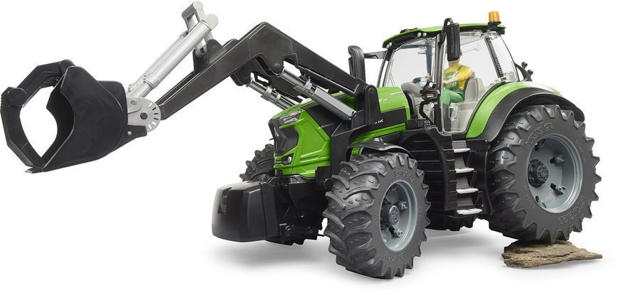 Іграшковий трактор "Deutz 8280 TTV" з переднім навантажувачем 03161 фото