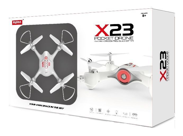 Квадрокоптер з 2,4 ГГц управлінням (21 см), чорний X23-X23-Black фото