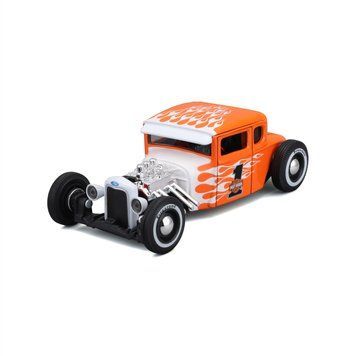 Машинка іграшкова Harley-Davidson Custom, масштаб 1:24 (1929 FORD MODEL A - ORANGE/WHITE) 32160-32175 фото