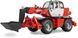 Іграшковий телескопічний навантажувач "Manitou MRT 2150" з асесуарами 02129 фото 5