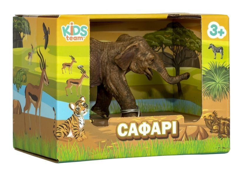 Игрушка-статуэтка животного "Сафари" (Слонёнок в ассортименте) Q9899-A83-2 фото